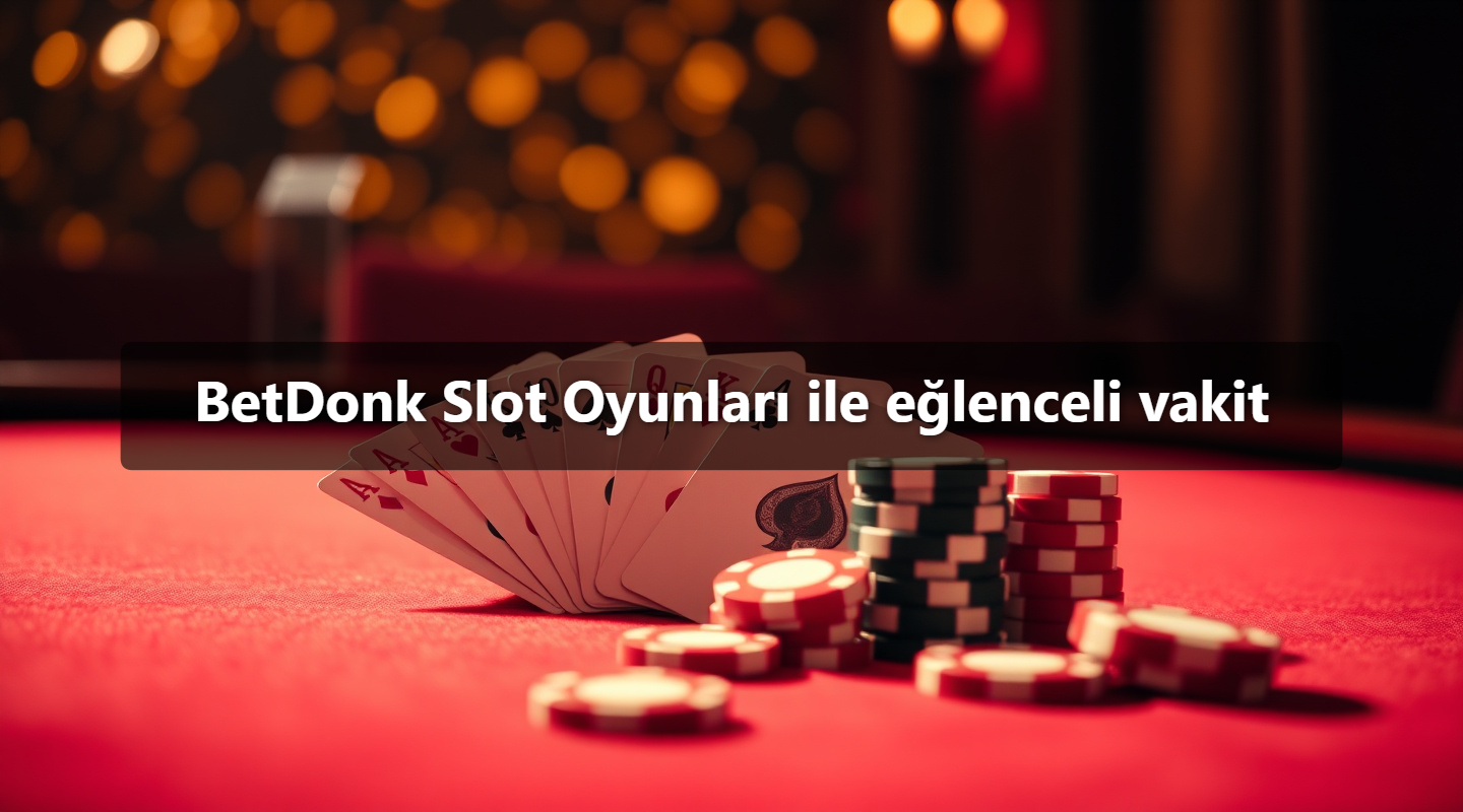 BetDonk Slot Oyunları ile eğlenceli vakit